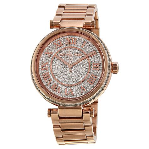 michael kors girls crystal watch